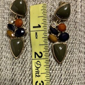 Elegant Multicolor Drop Earrings